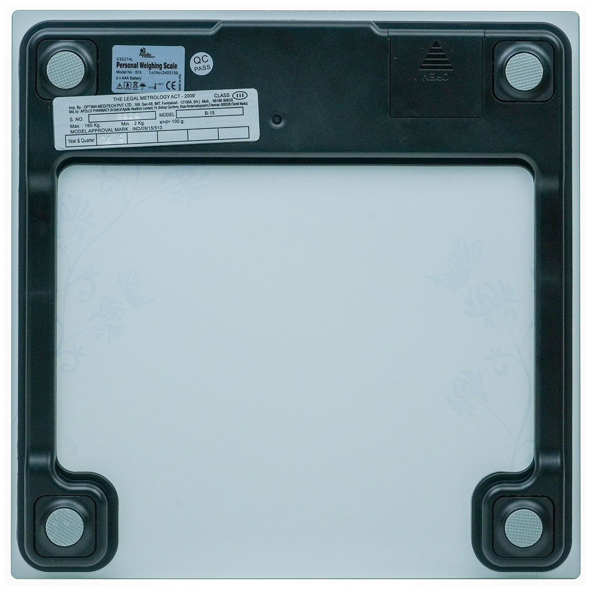 Apollo Pharmacy Digital Personal Weighing Scale, 1 Unit, Pack of 1 Apollo Pharmacy Digital Personal Weighing Scale, 1 Unit, Pack of 1