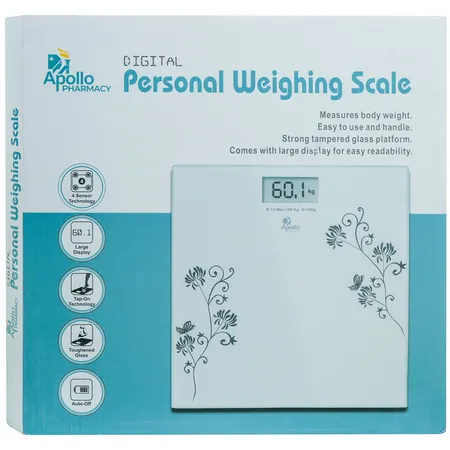 Apollo Pharmacy Digital Personal Weighing Scale, 1 Unit