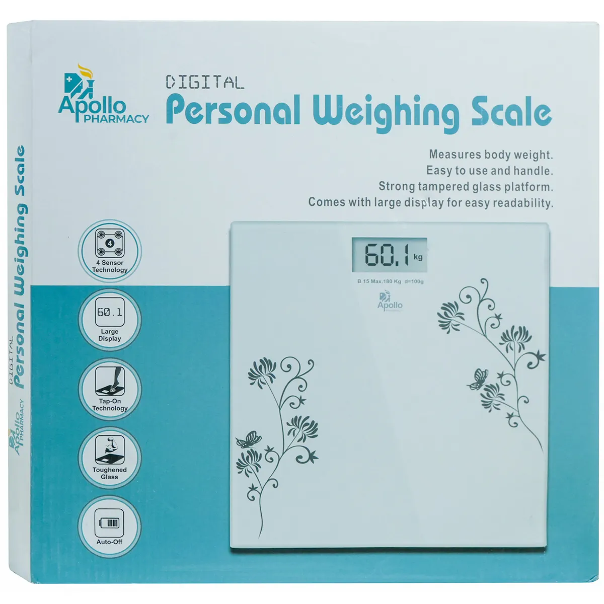 Buy Apollo Pharmacy Digital Personal Weighing Scale, Unit 19