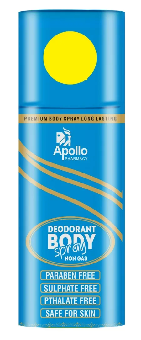 Apollo Pharmacy Deodorant Body Spray No Gas, 150 ml