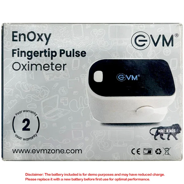 Apollo EnOxy Fingertip Pulse Oximeter E-OX-05, 1 Count, Pack of 1