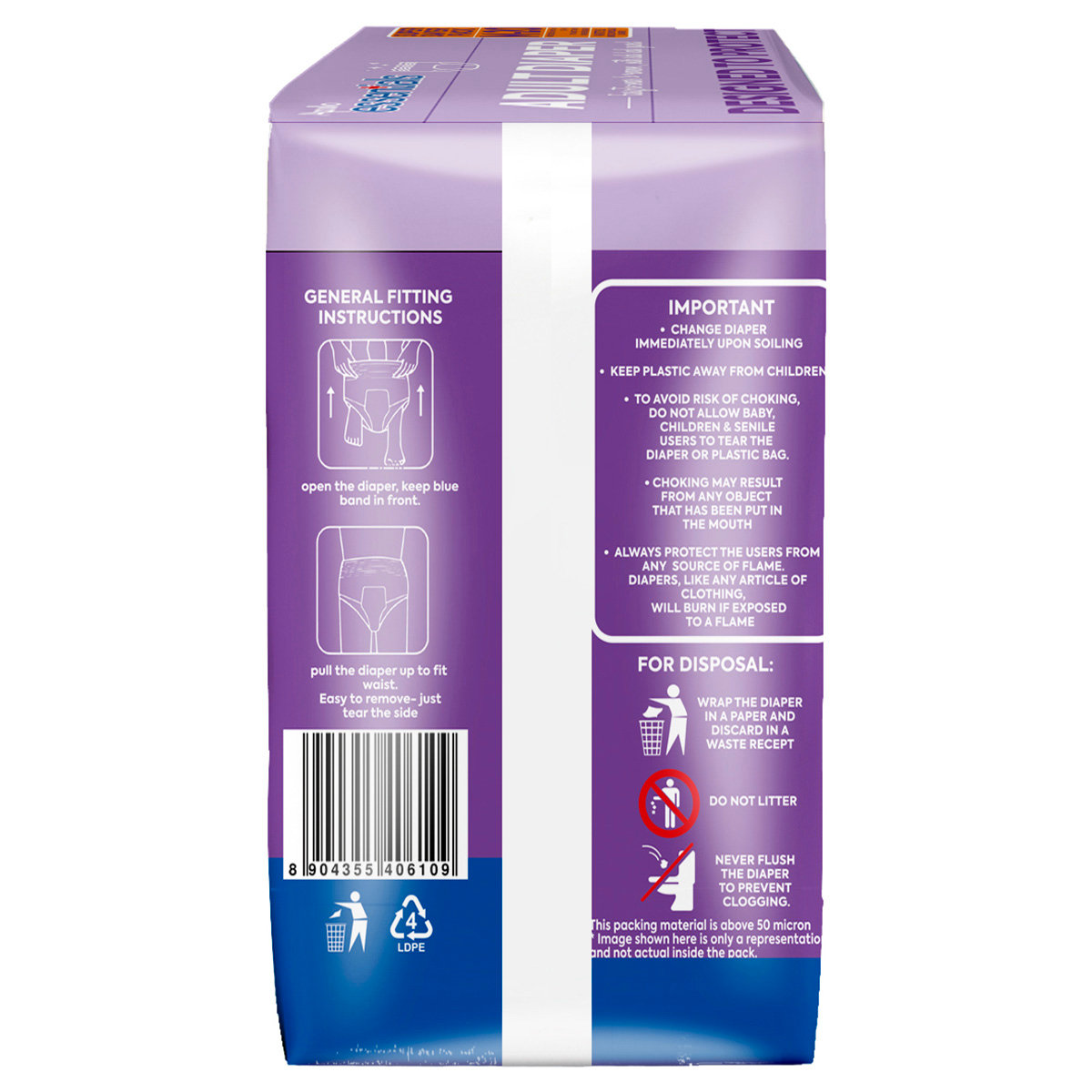 Apollo Essentials Adult Diaper Pant Unisex Medium, 20 Count, Pack of 1 Apollo Essentials Adult Diaper Pant Unisex Medium, 20 Count, Pack of 1