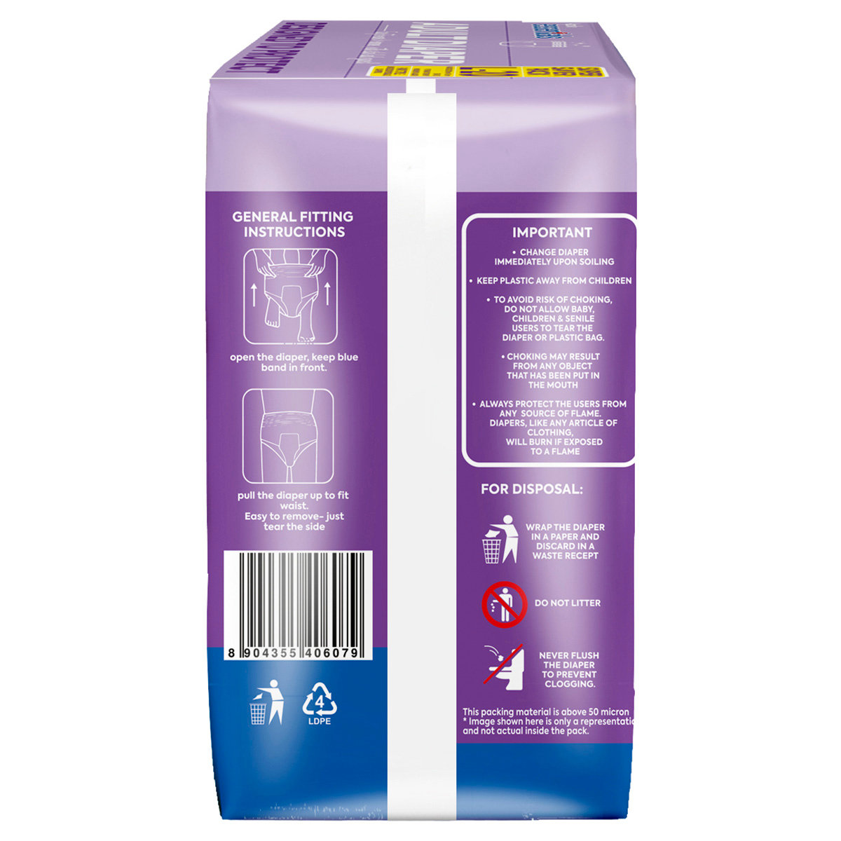 Apollo Essentials Adult Diaper Unisex Large, 20 Count, Pack of 1 Apollo Essentials Adult Diaper Unisex Large, 20 Count, Pack of 1