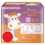 Apollo Essentials Baby Diaper Pants Medium, 116 Count (2x58)