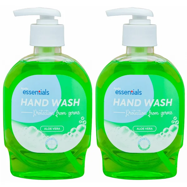 Apollo Essentials Aloe Vera Hand Wash, 500 ml (2x250 ml), Pack of 2