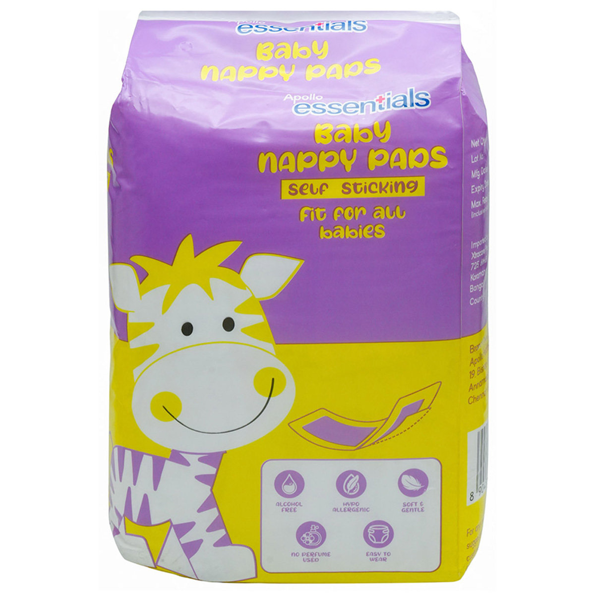 Apollo Essentials Baby Matt (Orchid) + Apollo Essentials Baby Nappy Pads 30 Count, Combo Pack, Pack of 1 Apollo Essentials Baby Matt (Orchid) + Apollo Essentials Baby Nappy Pads 30 Count, Combo Pack, Pack of 1