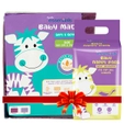 Apollo Essentials Baby Matt (Orchid) + Apollo Essentials Baby Nappy Pads 30 Count, Combo Pack