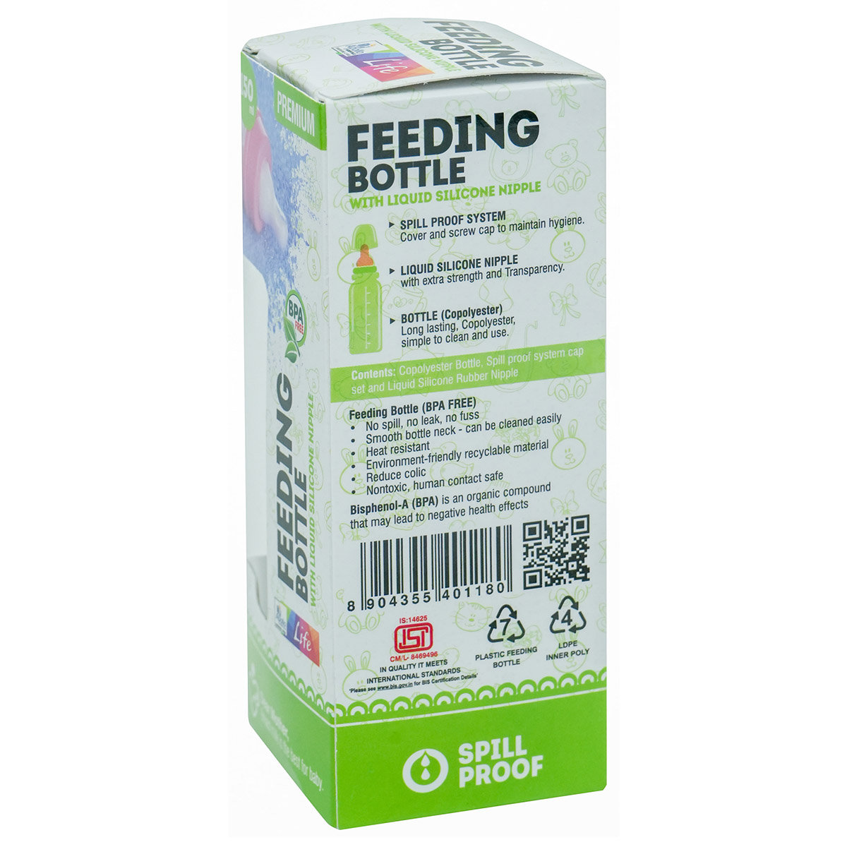 Apollo Pharmacy Feeding Bottle, 150 ml, Pack of 1 Apollo Pharmacy Feeding Bottle, 150 ml, Pack of 1