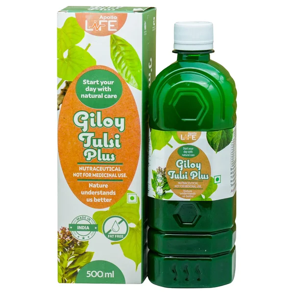 Apollo Life Giloy Tulsi Plus Juice, 500 ml