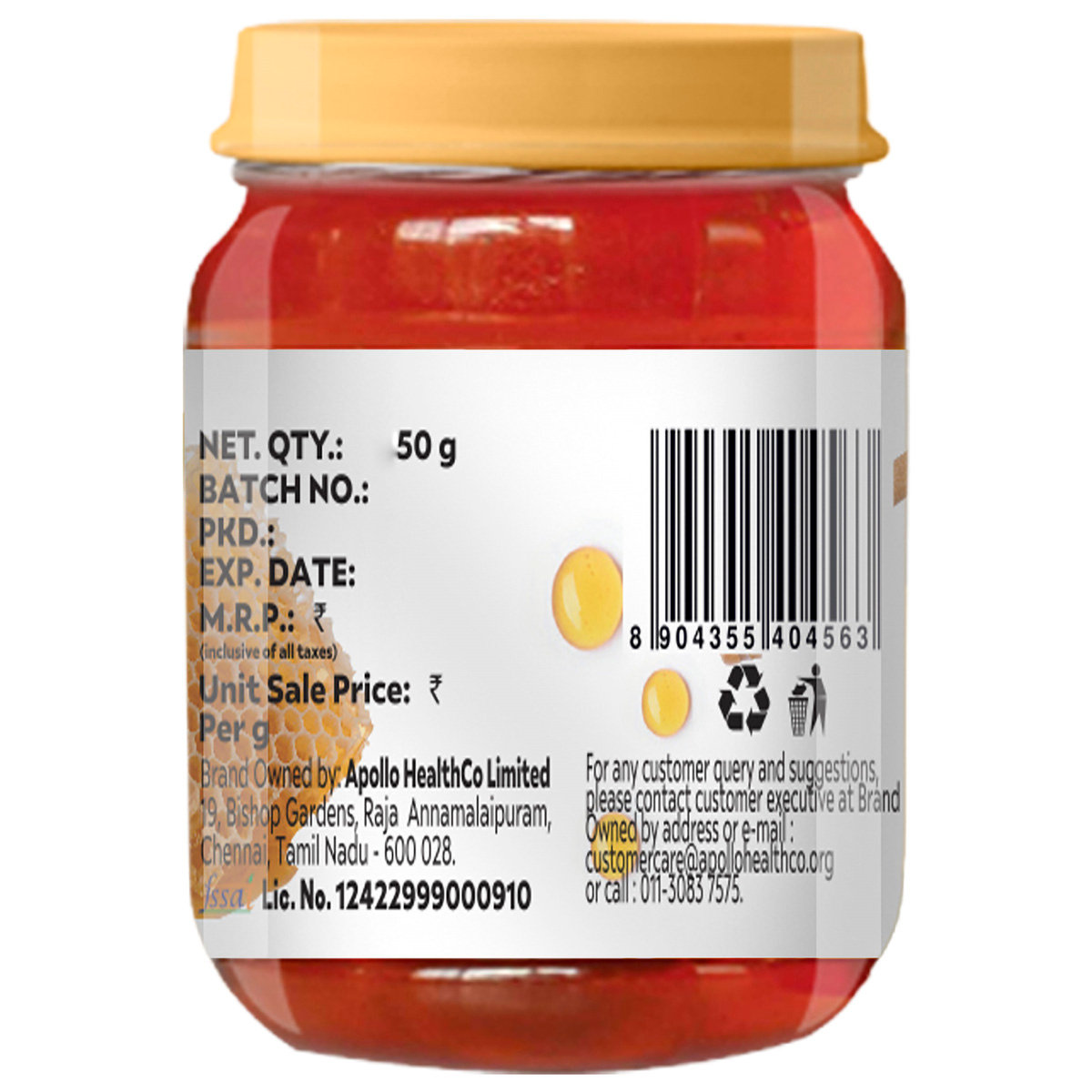 Apollo Life Honey, 50 gm, Pack of 1 Apollo Life Honey, 50 gm, Pack of 1