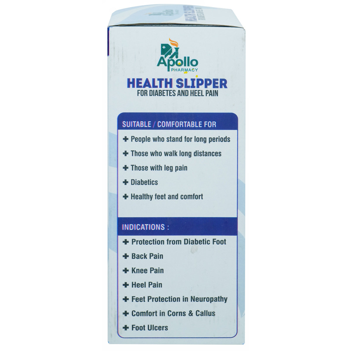 Apollo Pharmacy Diabetes & Heel Pain Health Slipper for Men, Size-9, 1 Pair, Pack of 1 Apollo Pharmacy Diabetes & Heel Pain Health Slipper for Men, Size-9, 1 Pair, Pack of 1