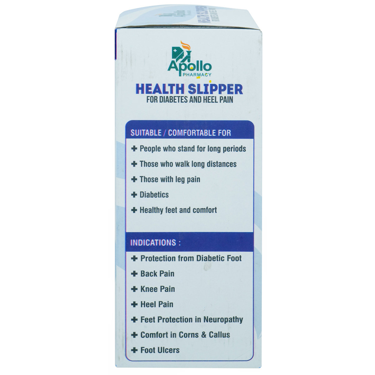 Apollo Pharmacy Diabetes & Heel Pain Health Slipper For Men, Size-10, 1 Pair, Pack of 1 Apollo Pharmacy Diabetes & Heel Pain Health Slipper For Men, Size-10, 1 Pair, Pack of 1