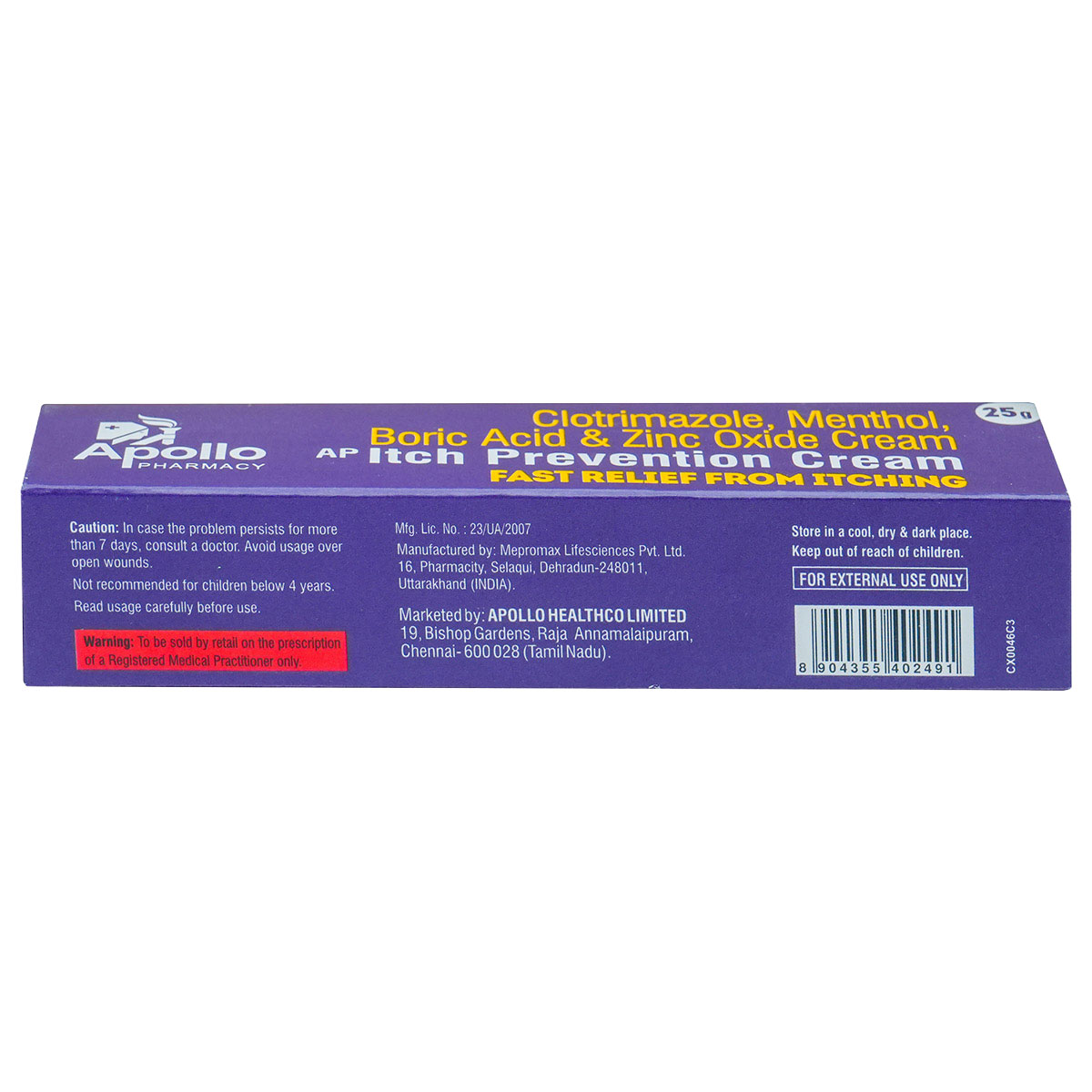 Apollo Pharmacy Itch Prevention Cream, 25 gm, Pack of 1 Apollo Pharmacy Itch Prevention Cream, 25 gm, Pack of 1