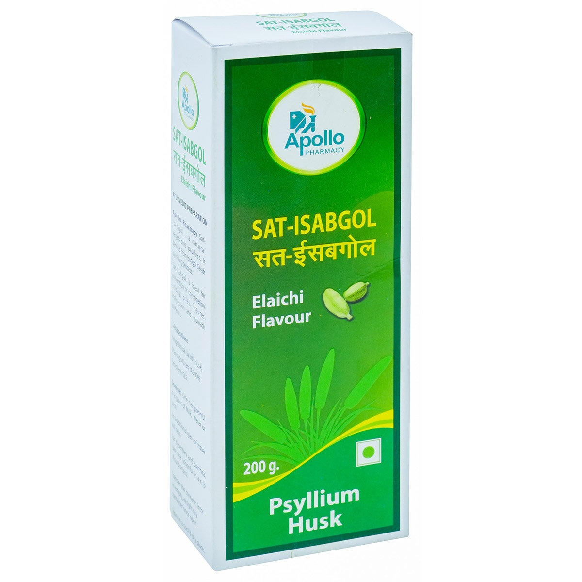 Apollo Pharmacy Sat Isabgol Elaichi Flavour Powder, 200 gm, Pack of 1 Apollo Pharmacy Sat Isabgol Elaichi Flavour Powder, 200 gm, Pack of 1