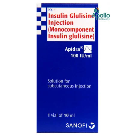 Apidra 100IU / ml Injection 10 ml