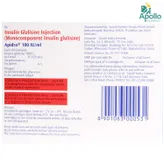 Apidra 100IU Cartridge 3 ml, Pack of 1 INJECTION