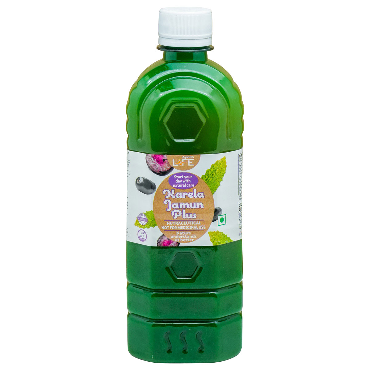 Apollo Life Karela Jamun Plus Juice, 500 ml, Pack of 1 Apollo Life Karela Jamun Plus Juice, 500 ml, Pack of 1