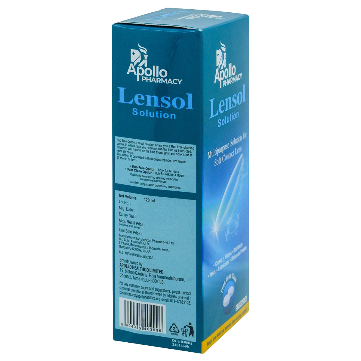 Apollo Pharmacy Lensol Solution, 120 ml, Pack of 1 Apollo Pharmacy Lensol Solution, 120 ml, Pack of 1