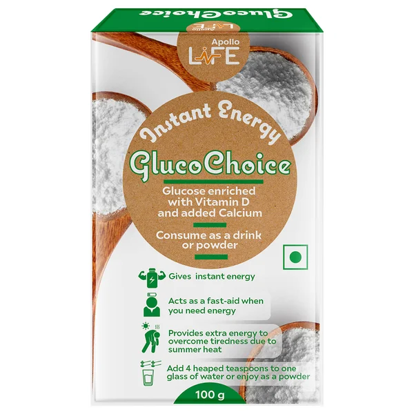 Apollo Life Glucochoice Plain Refill, 100 gm