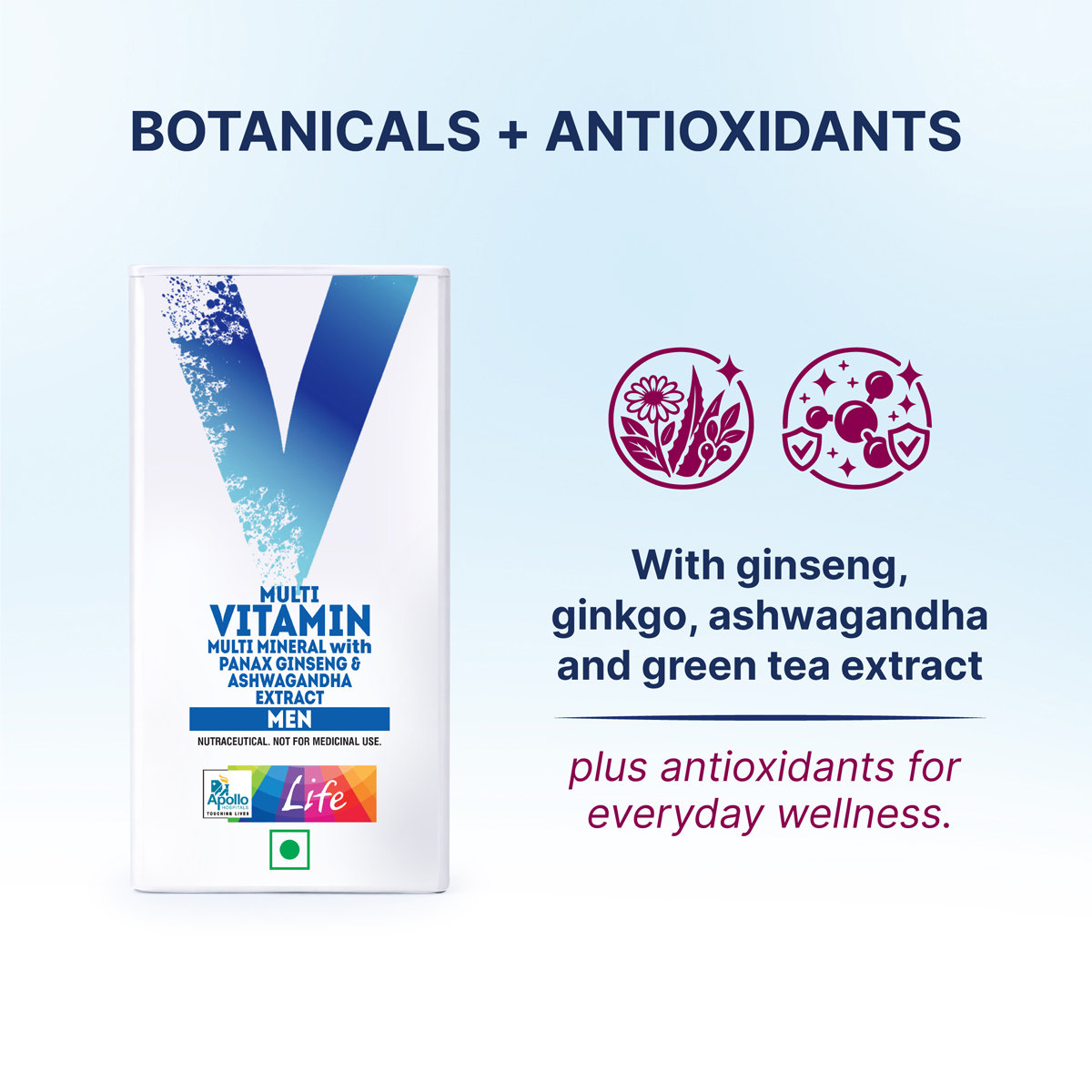 Apollo Life Multi Vitamin for Men, 30 Tablets Apollo Life Multi Vitamin for Men, 30 Tablets