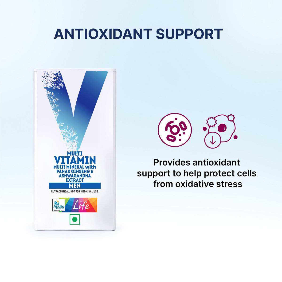 Apollo Life Multi Vitamin for Men, 30 Tablets Apollo Life Multi Vitamin for Men, 30 Tablets