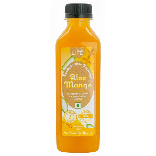 Apollo Life Aloe-Mango Juice, 3x300 ml, Pack of 3