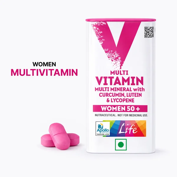 Apollo Life Multivitamin for Women 50+, 30 Tablets