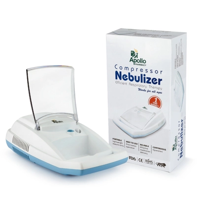 Apollo Pharmacy Compressor Nebulizer, 1 Count, Pack of 1