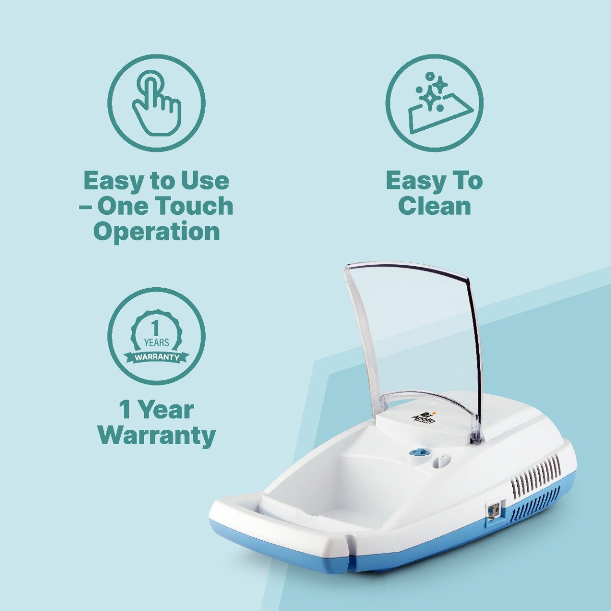 Apollo Pharmacy Compressor Nebulizer, 1 Count, Pack of 1 Apollo Pharmacy Compressor Nebulizer, 1 Count, Pack of 1