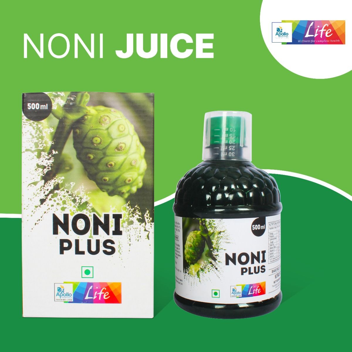 Apollo Life Noni Plus Juice, 500 ml Price, Uses, Side Effects