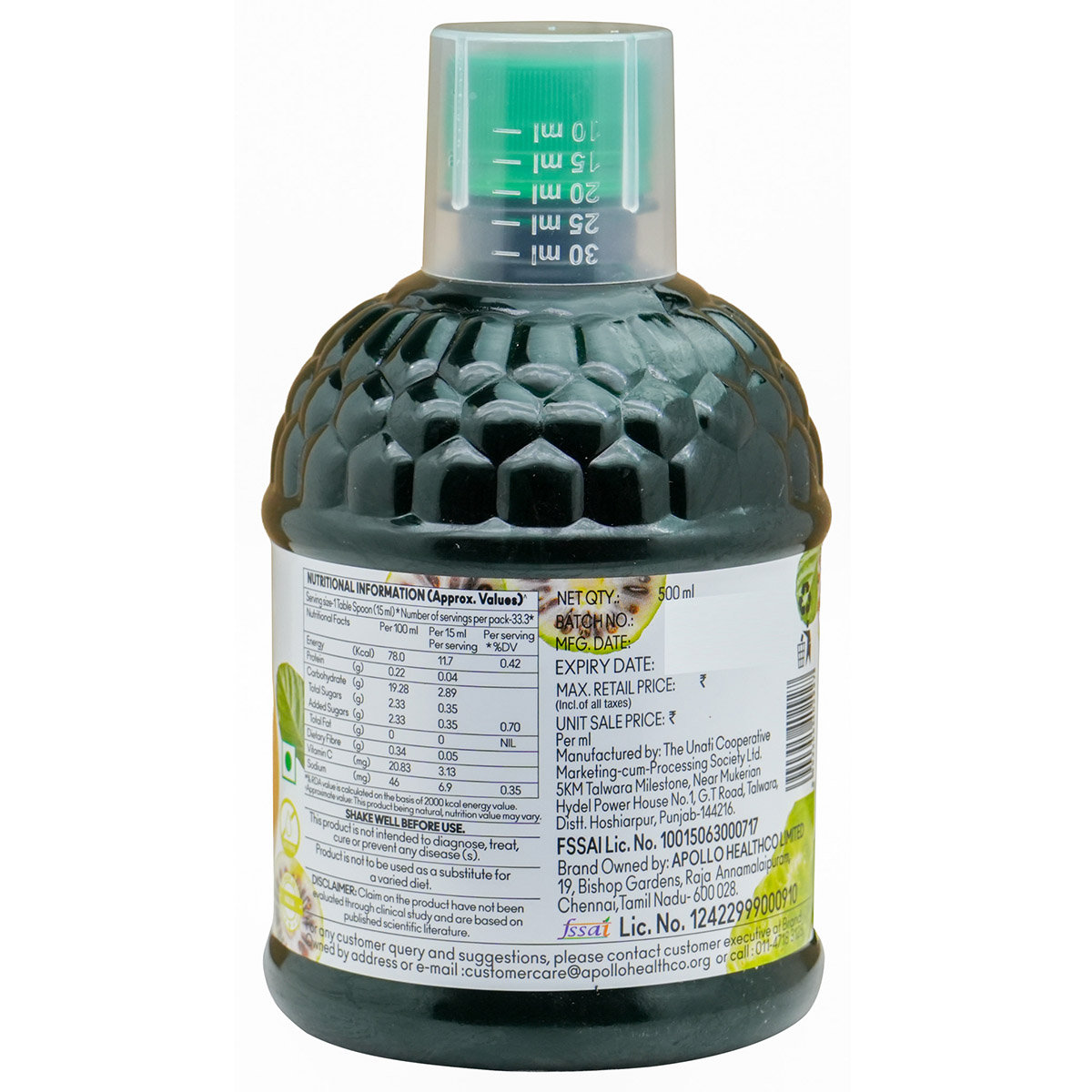 Apollo Life Noni Plus Juice, 500 ml, Pack of 1 Apollo Life Noni Plus Juice, 500 ml, Pack of 1