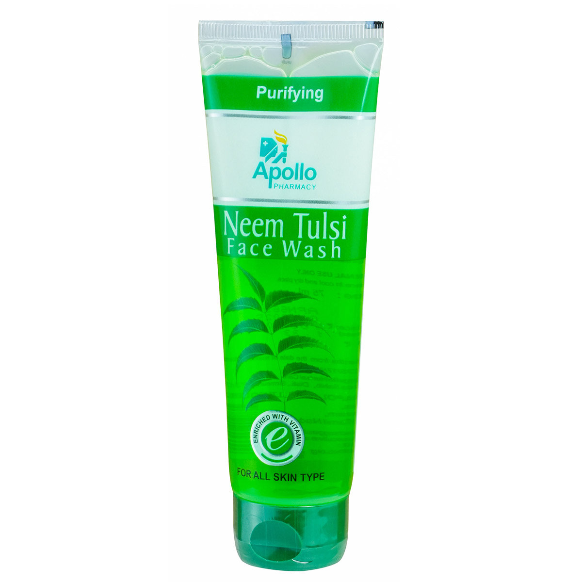 Apollo Life Neem Tulsi Face Wash, 150 ml (2x75 ml), Pack of 2 Apollo Life Neem Tulsi Face Wash, 150 ml (2x75 ml), Pack of 2