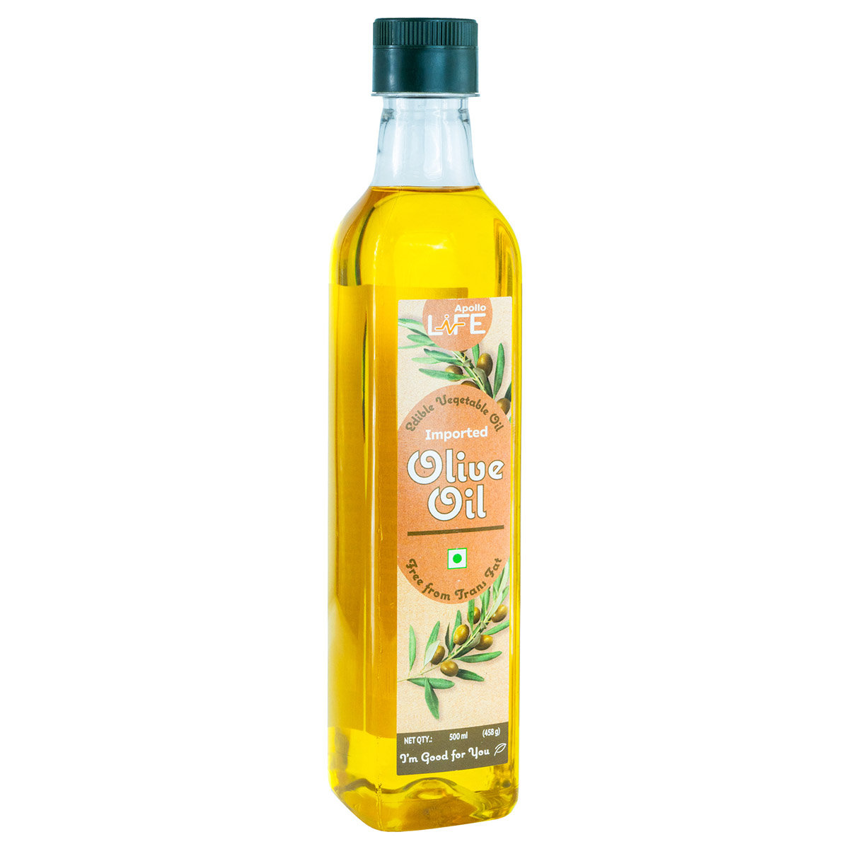 Apollo Life Olive Oil, 500 ml, Pack of 1 Apollo Life Olive Oil, 500 ml, Pack of 1