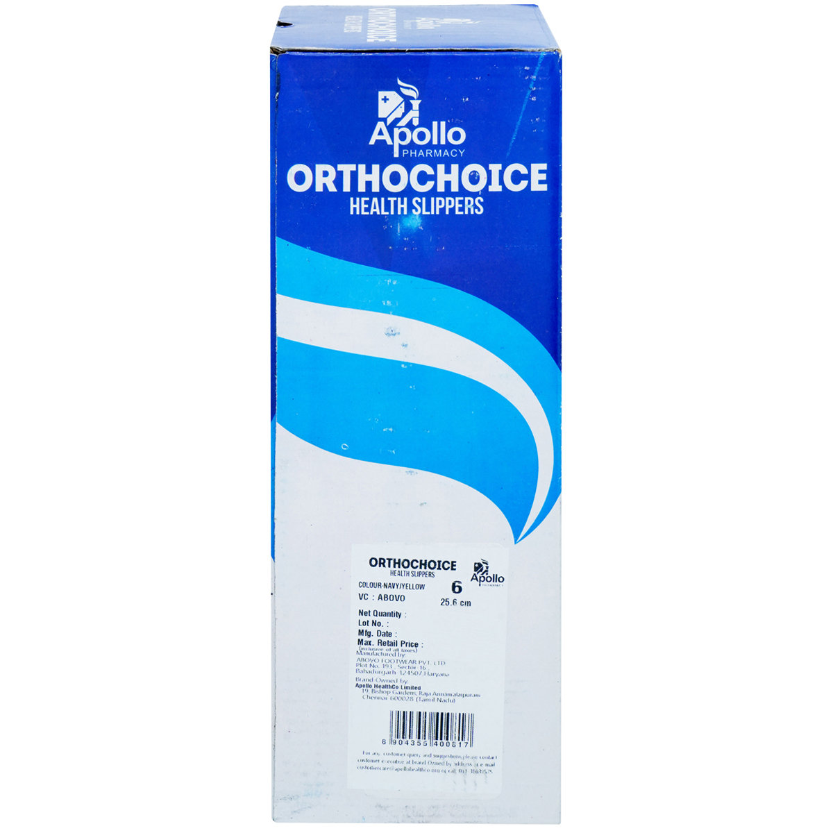 Apollo Pharmacy Ortho Choice Men Health Slippers Size 6, 1 Pair, Pack of 1 Apollo Pharmacy Ortho Choice Men Health Slippers Size 6, 1 Pair, Pack of 1