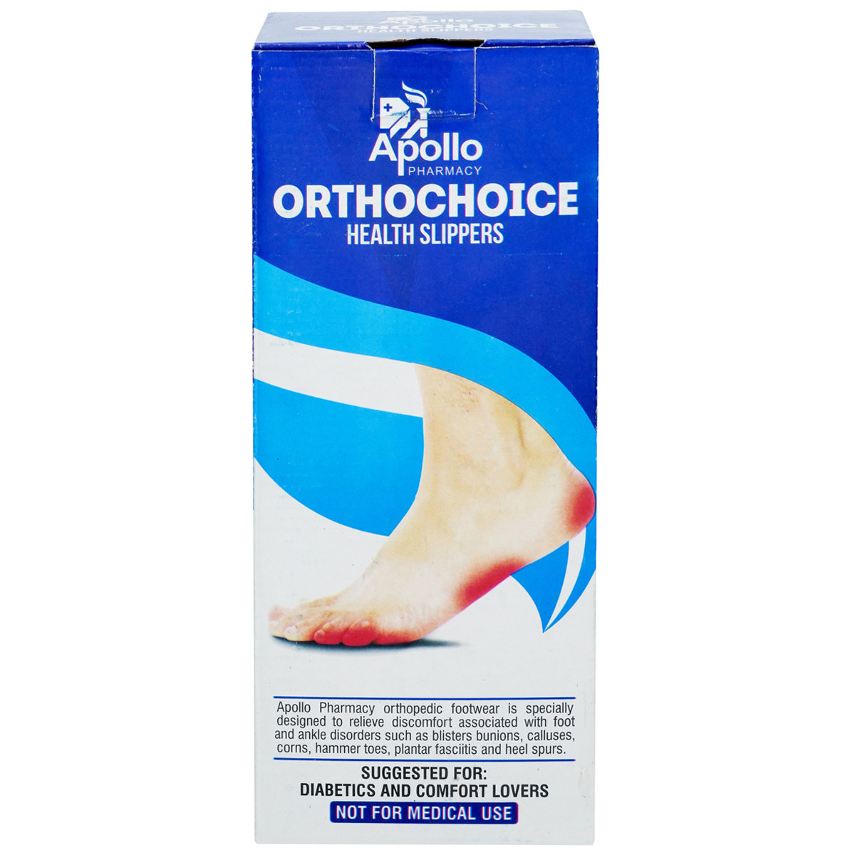 Apollo Pharmacy Ortho Choice Men Health Slippers Size 10, 1 Pair, Pack of 1 Apollo Pharmacy Ortho Choice Men Health Slippers Size 10, 1 Pair, Pack of 1