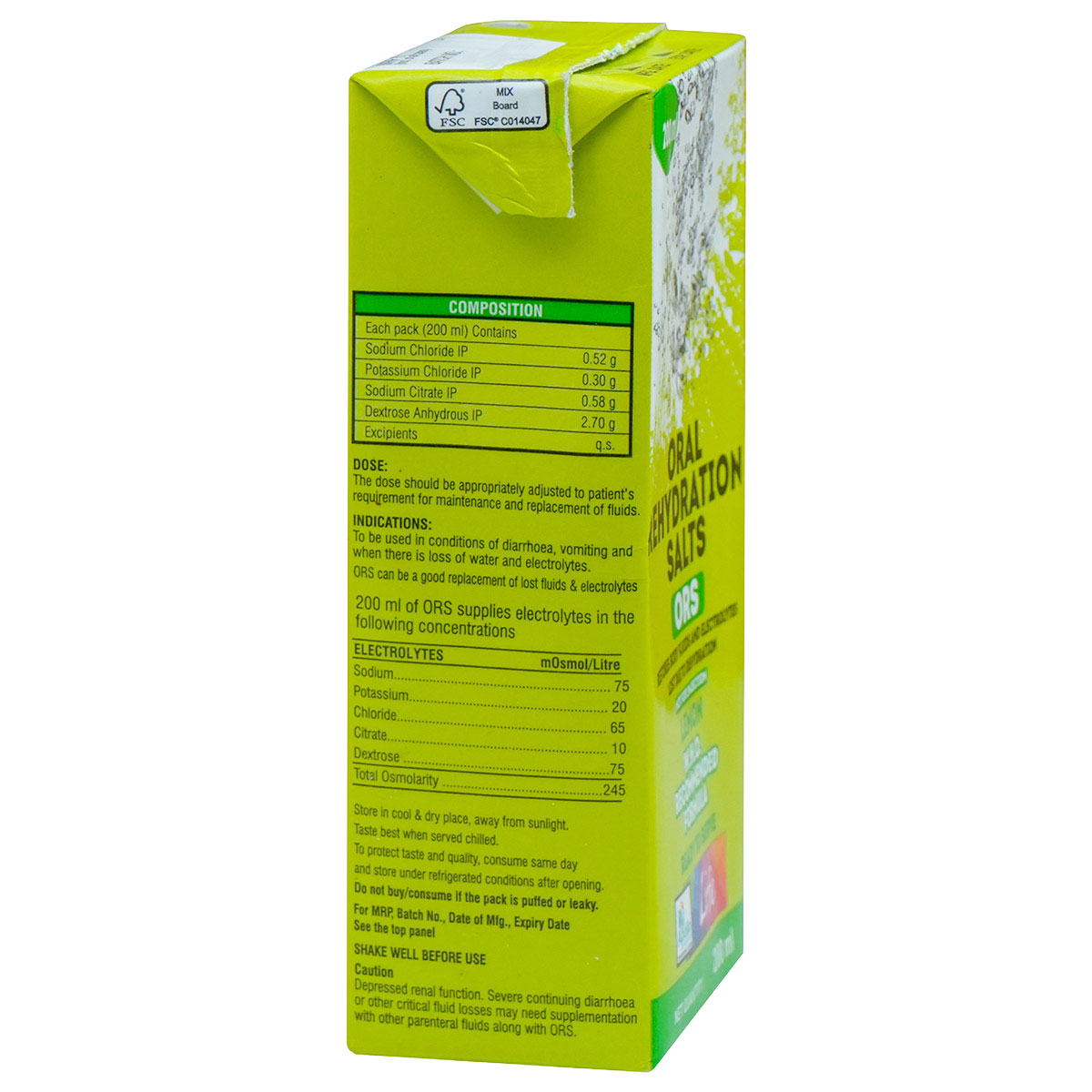 Apollo Life ORS Lemon Flavour Liquid Drink 800 ml (4x200 ml), Pack of 4 Apollo Life ORS Lemon Flavour Liquid Drink 800 ml (4x200 ml), Pack of 4