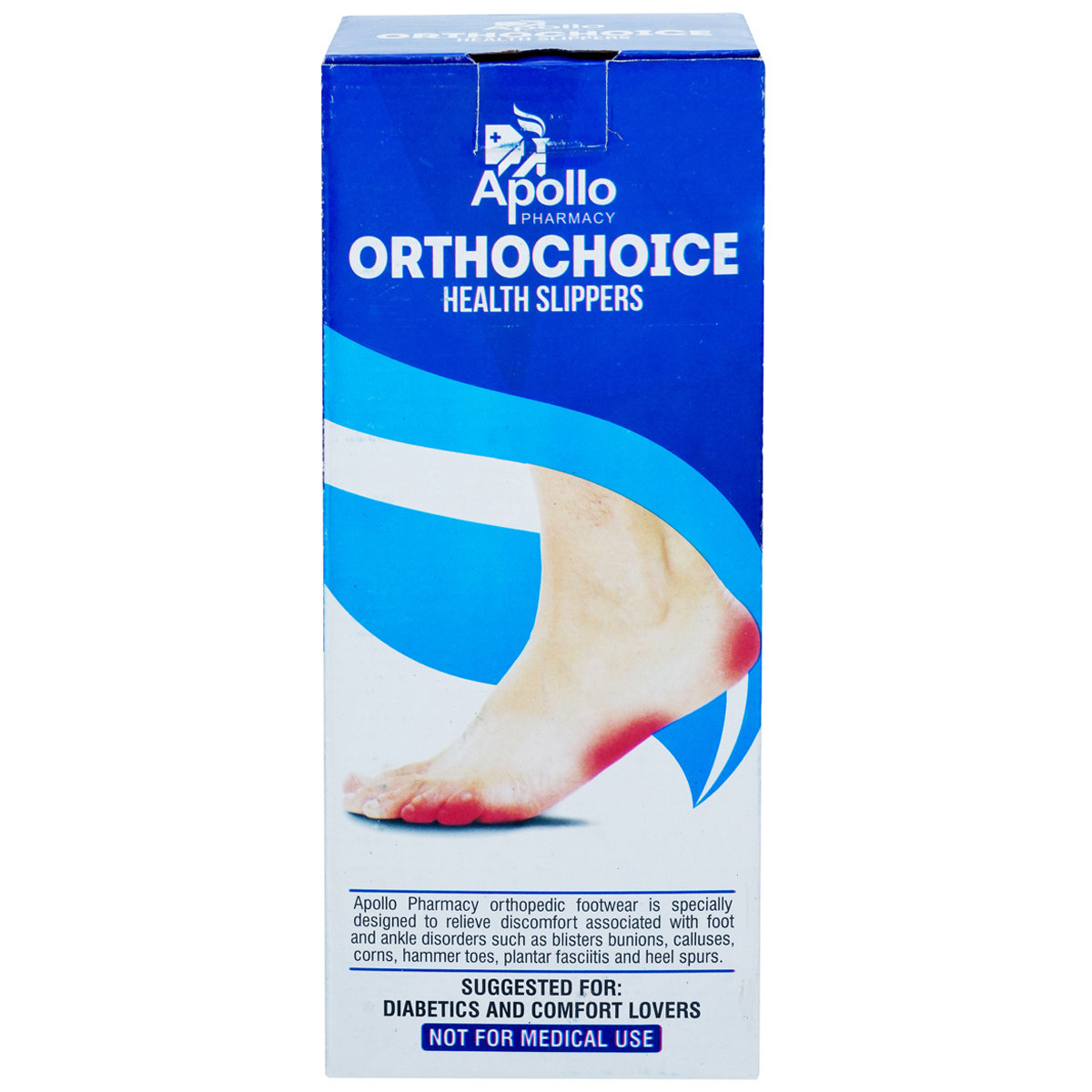 Apollo Pharmacy Orthochoice Men Health Slippers Size 5, 1 Pair, Pack of 1 Apollo Pharmacy Orthochoice Men Health Slippers Size 5, 1 Pair, Pack of 1