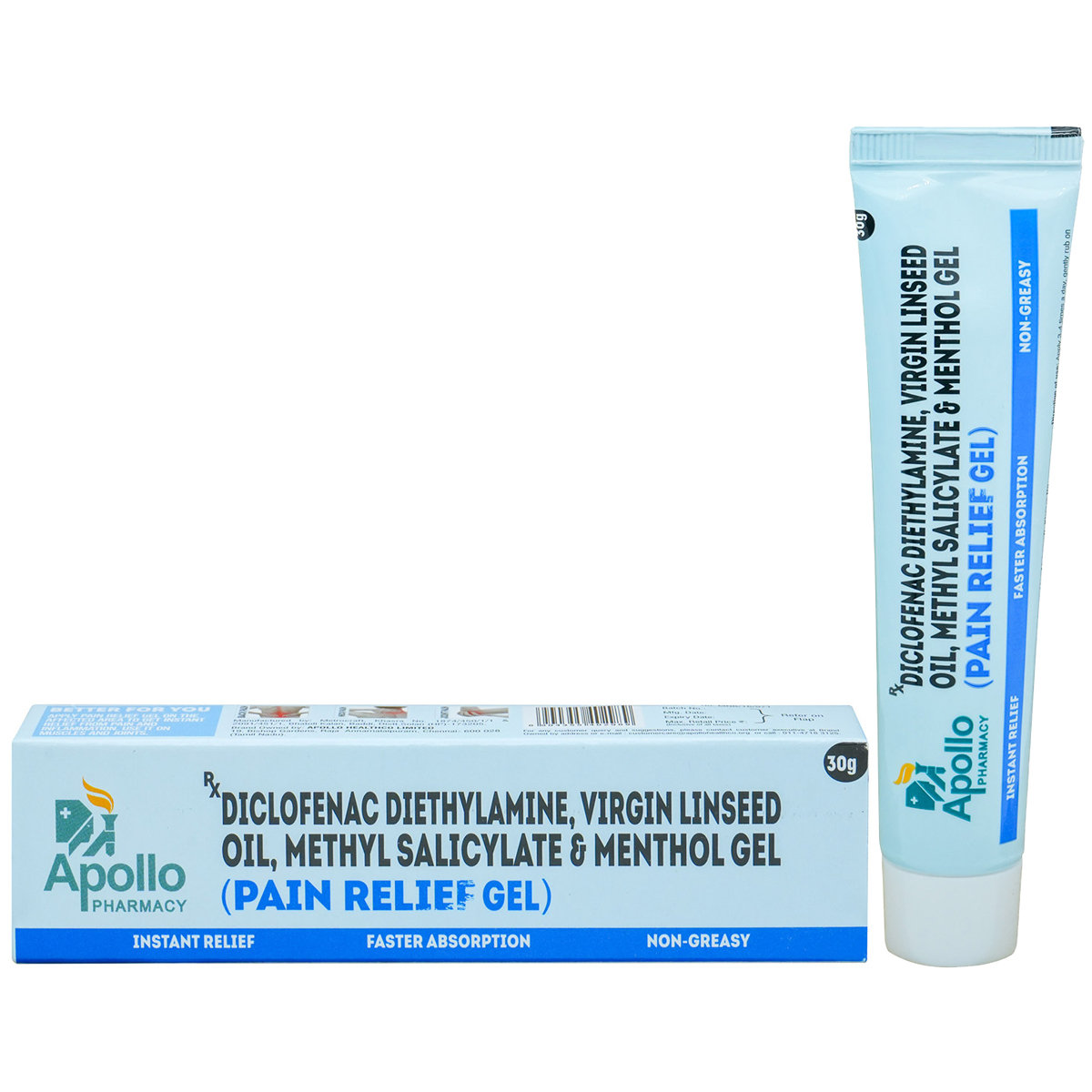 Apollo Pharmacy Pain Relief Gel, 30 gm, Pack of 1 Apollo Pharmacy Pain Relief Gel, 30 gm, Pack of 1