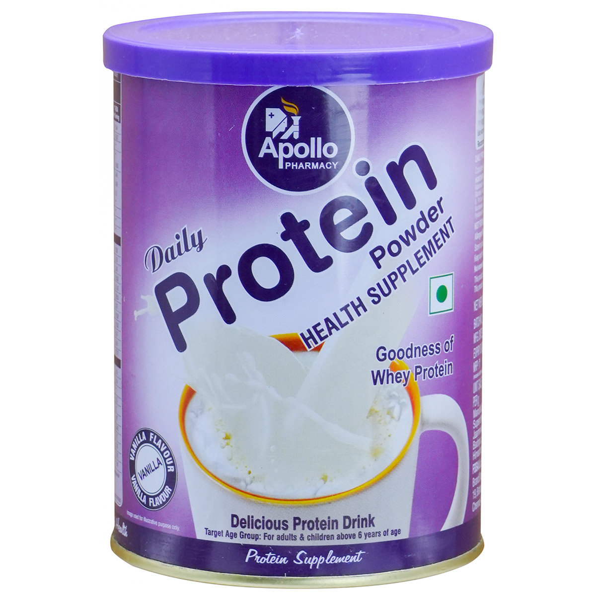 Apollo Pharmacy Daily Protein Vanilla Flavour Powder, 200 gm, Pack of 1 Apollo Pharmacy Daily Protein Vanilla Flavour Powder, 200 gm, Pack of 1