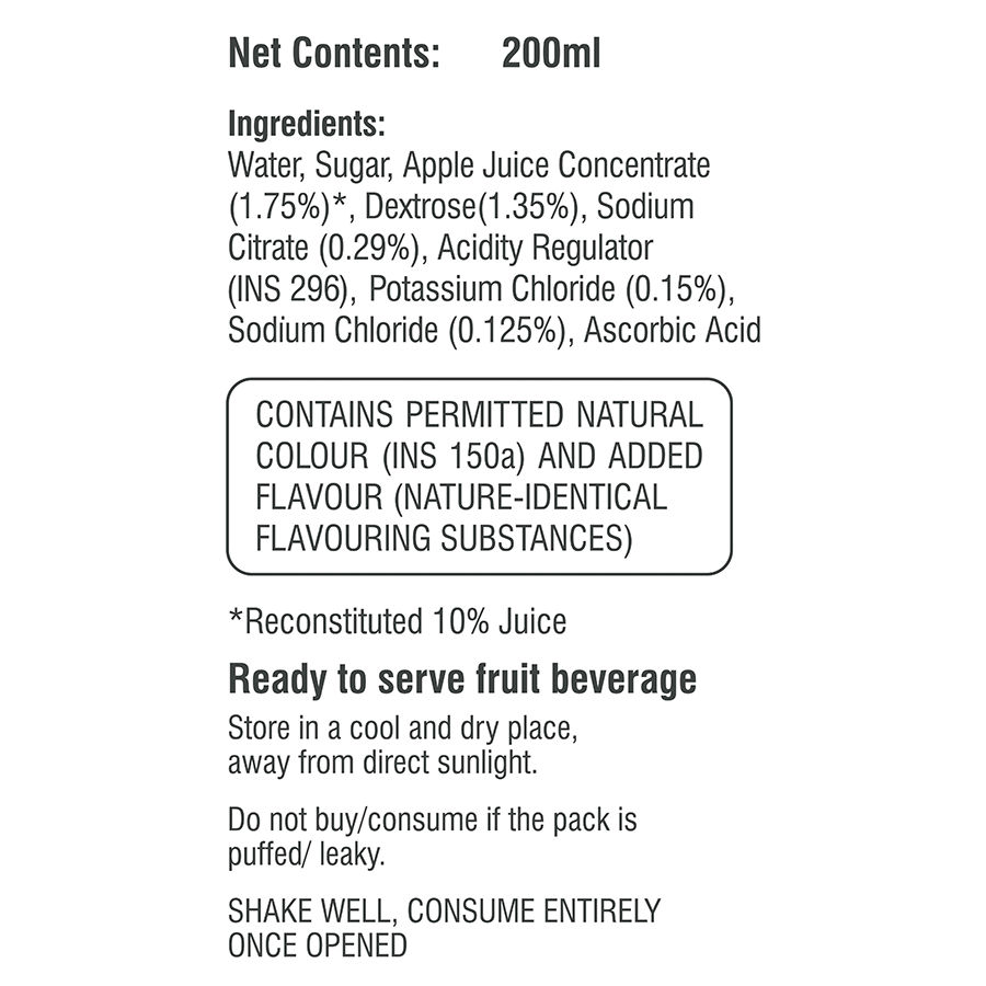 Prolyte Apple Flavour Energy Drink, 200 ml Price, Uses, Side Effects, Composition Apollo Pharmacy