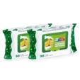 Apollo Life Premium Citrus Refreshing Wet Wipes, 60 (2x30) Count