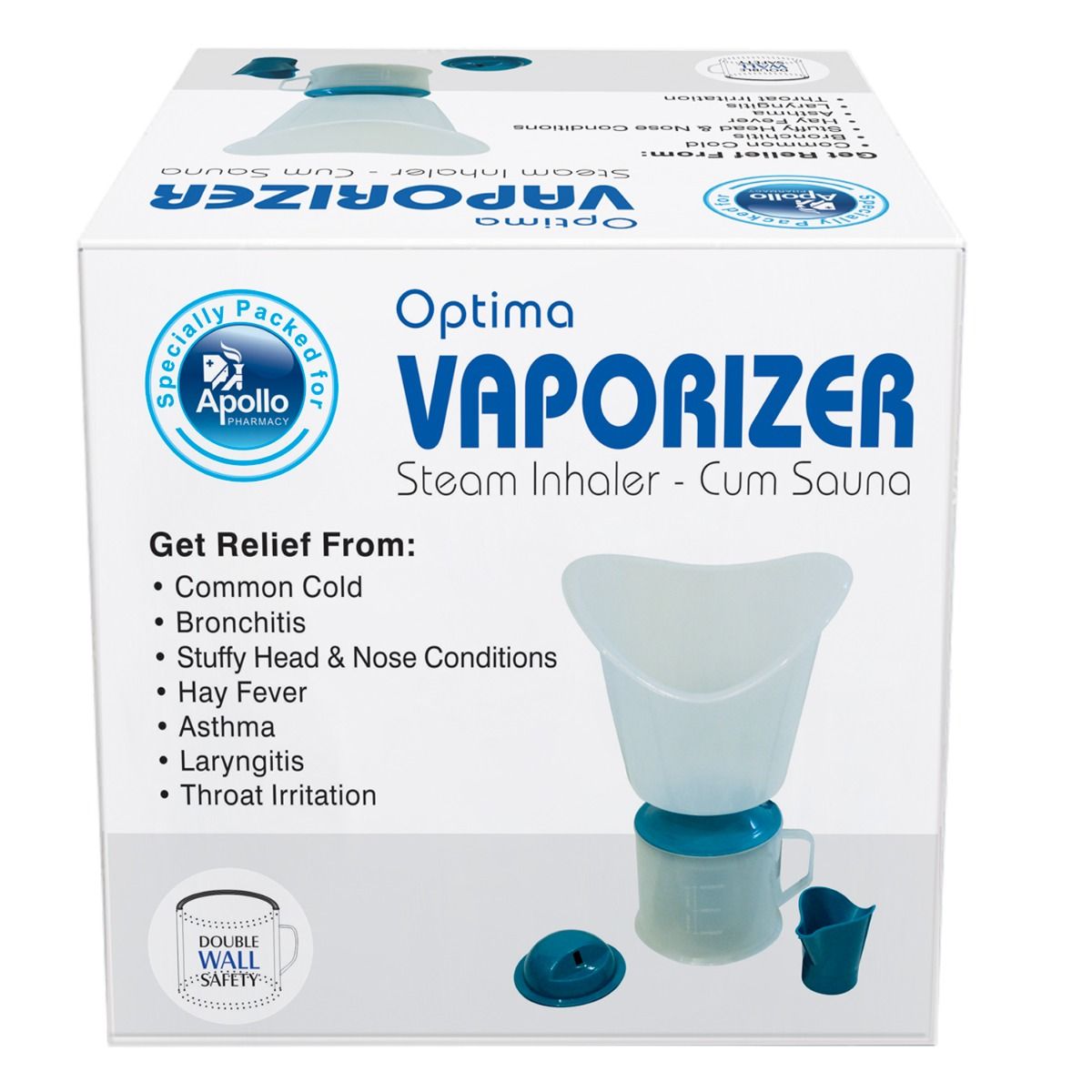 Apollo Pharmacy Vaporizer Steam Inhaler, 1 Count Price, Uses, Side