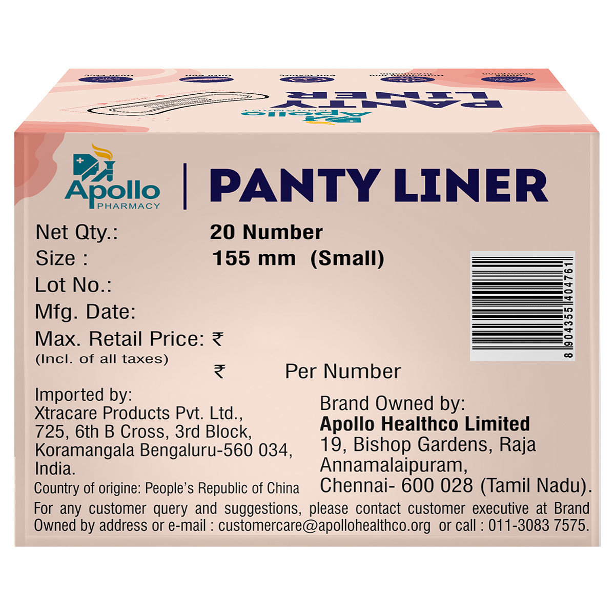 Apollo Pharmacy Ultrathin Sanitary Pads XL + Panty Liner Combo (30 Pads XL + 20 Panty Liner), Pack of 1 Apollo Pharmacy Ultrathin Sanitary Pads XL + Panty Liner Combo (30 Pads XL + 20 Panty Liner), Pack of 1