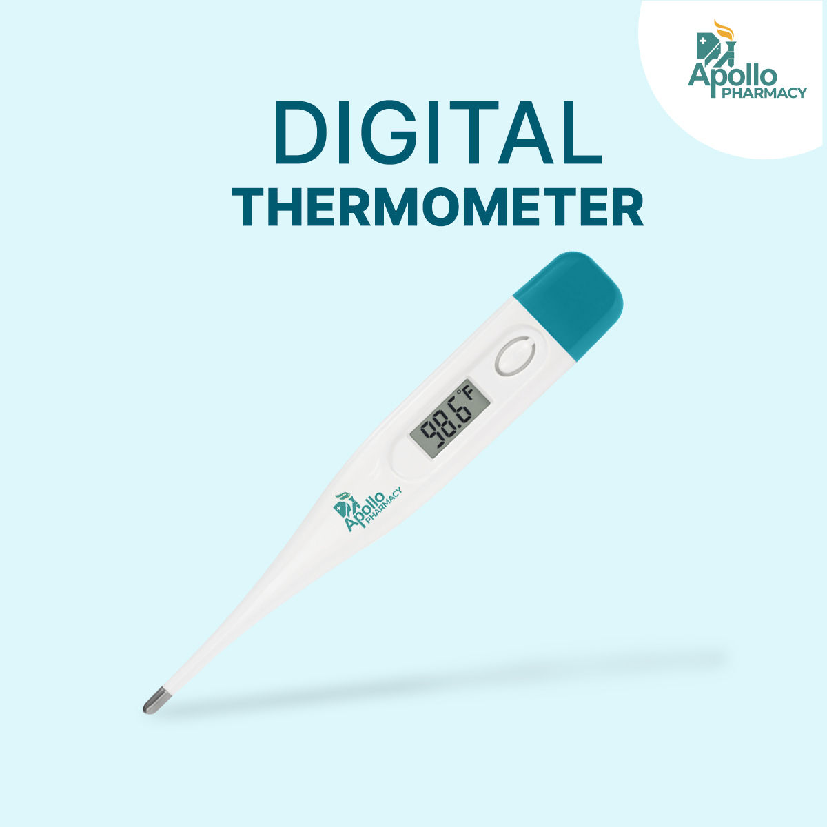 Apollo Pharmacy Digital Thermometer, 1 Count Price, Uses, Side Effects