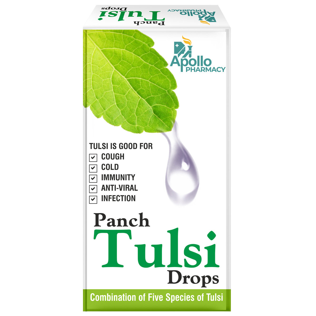 Apollo Pharmacy Panch Tulsi Drops, 20 ml, Pack of 1 Apollo Pharmacy Panch Tulsi Drops, 20 ml, Pack of 1