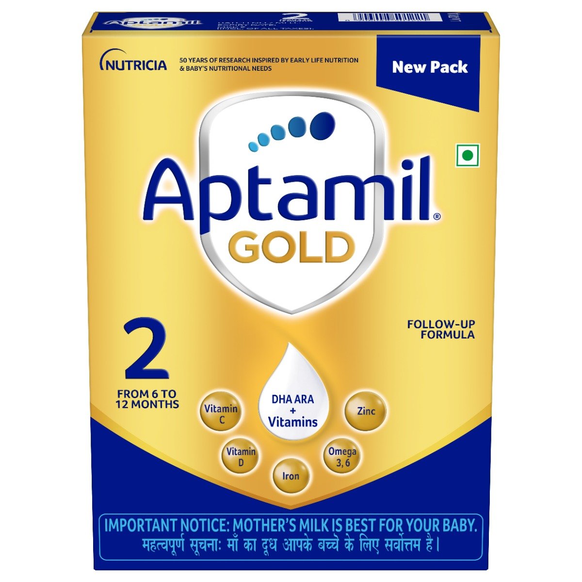 Aptamil Gold Follow-Up Formula Stage 2 Powder, 400 gm, Pack of 1 Aptamil Gold Follow-Up Formula Stage 2 Powder, 400 gm, Pack of 1