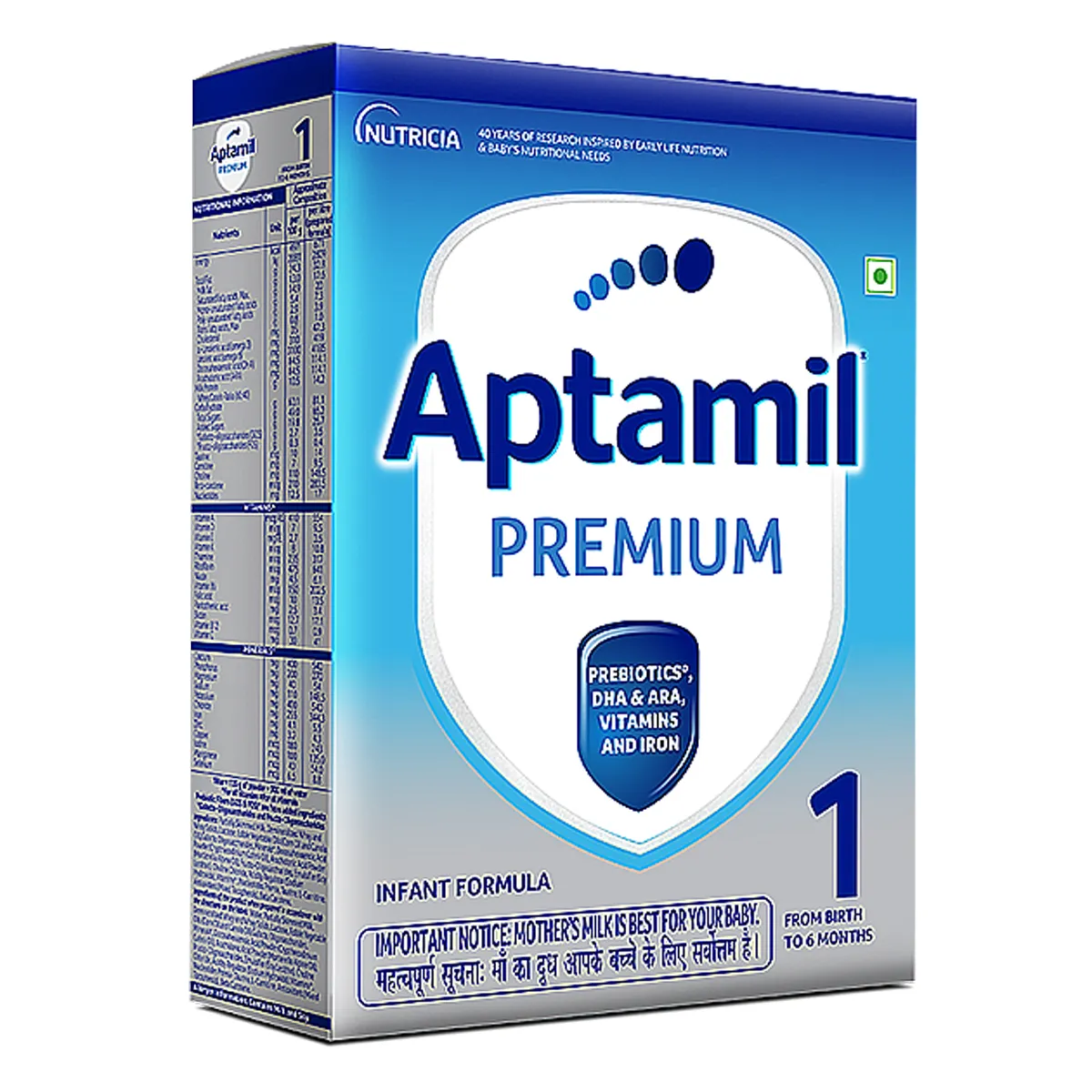 Buy Aptamil Premium Infant Formula Stage Powder, 400 gm Refill