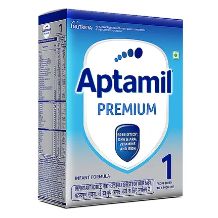 Buy Nutricia's Aptamil 1 Infant Formula Powder With Prebiotics 400g Online