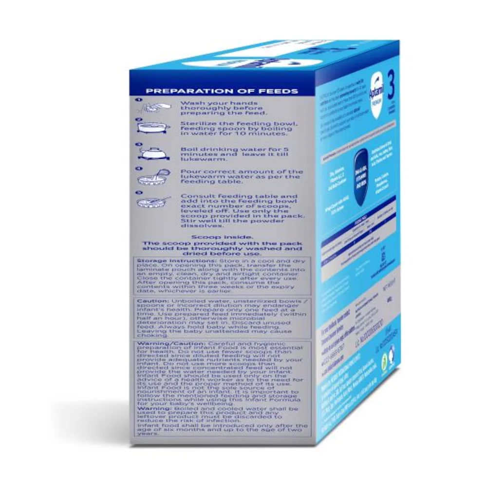 Aptamil Premium Follow-Up Formula Stage 3 Powder, 400 gm Refill Pack, Pack of 1 Aptamil Premium Follow-Up Formula Stage 3 Powder, 400 gm Refill Pack, Pack of 1