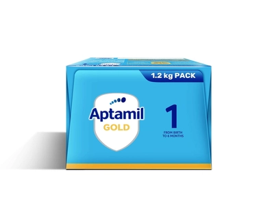 Aptamil Gold Infant Formula Stage 1 Powder, 1.2 kg, Pack of 1